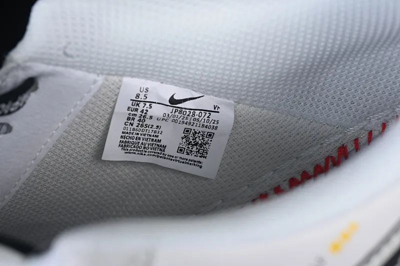 All categories Nk Air Force 1 Air Force series Nk Air Force 1 Low Air Force low-top Nike Air Force 1 '07 Low White and black barcode Air Force 1 low-top casual sneakers JP8028-072